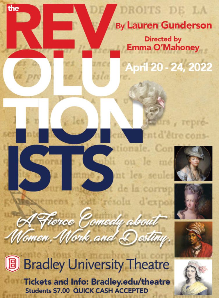 THE REVOLUTIONISTS from Bradley University Theatre